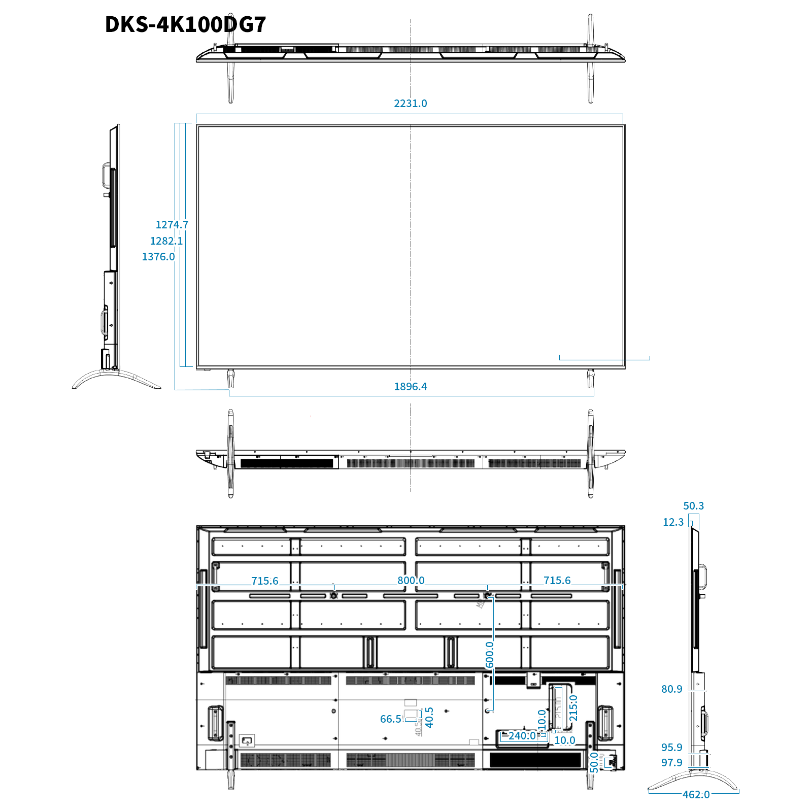 100型 4Kディスプレイ　DKS-4K100DG7